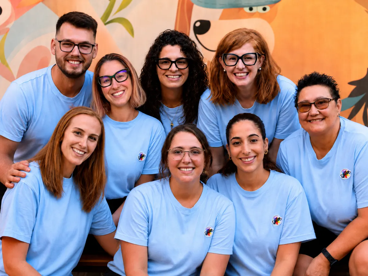 Il team di educatrici ed educatori di Ohana Baby Parking
